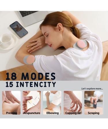 Wireless TENS Unit - APP & Remote Pain Relief Massager | 18 Modes for Back Neck Sciatica & Chronic Pain (Pink - Buy Online on GoSupps.com