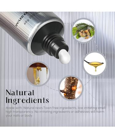 60ml White Poly Extension Nail Gel - Quick Building UV Gel for Salon-Quality Manicures | Perfect for Beginners and Pro Nail Techs - Buy Online on GoSupps.com