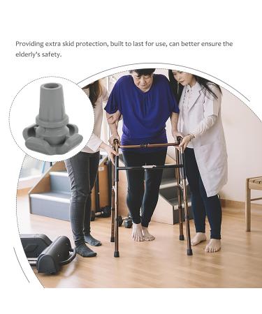 Buy Gleavi 5-Stage Slip-Resistant Matte Crutch Accessories - Forearm Gap Covers & Rubber Tips for Enhanced Safety | International Shipping Available - Buy Online on GoSupps.com