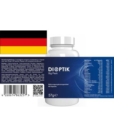  Dioptik 60 capsules - 1 piece - Buy Online on GoSupps.com