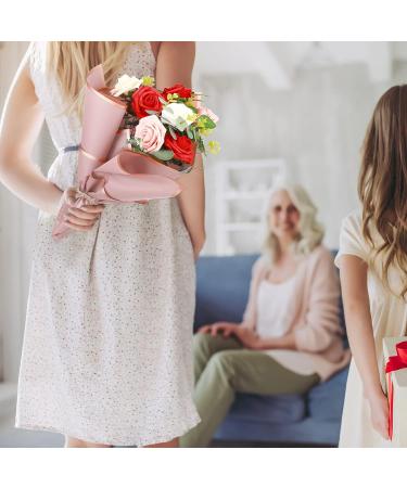 Epakh Flower Wrapping Paper Floral Wrap Sheets Florist Bouquet Supplies Waterproof Gold Edge Paper for Sweet Day Wedding (60 Sheets) - Buy Online on GoSupps.com