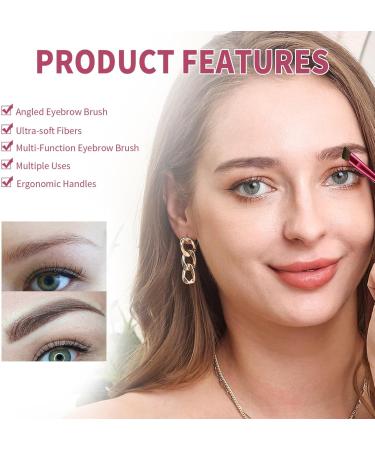 Multifunction Eyebrow Brush Angled Eyebrow Brush with Hairline Drawing Dense Hair 4 Pieces for Home Use - Buy Online on GoSupps.com