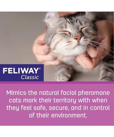 FELIWAY Classic Calming Diffuser Refill - Natural Cat Stress Relief - Buy Online on GoSupps.com