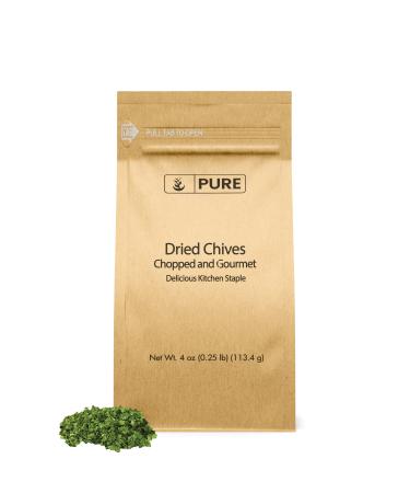 Pure Original Ingredients Dried Chives (4 oz) Thin & Delicate, Gourmet Chopped Chives, Delicious Kitchen Staple. - Buy Online on GoSupps.com