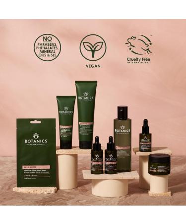 Botanics All Bright Glow Toner for Face - Enriched with Hibiscus AHA Exfoliant & Soap Bark - Non-Drying & Brightening - Vegan and Cruelty-Free Face Toner for Women & Men (8.4 Fl Oz) - Buy Online on GoSupps.com