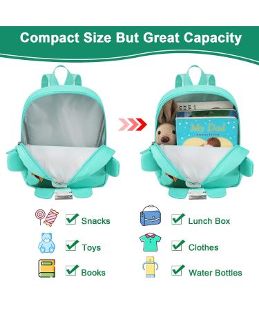 Accmor Toddler Dinosaur Backpack with Leash | 4 in 1 Kid Harness | Anti Lost Wrist Link | Walking Safety for Boys and Girls | Green - Buy Online on GoSupps.com