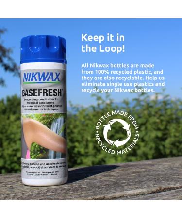 Nikwax BASEFRESH 300ml Deodorising Sports Fabric Conditioner for Next To Skin Clothing. Deodorizes Accelerates Drying & Improves Wicking Of Technical Base Layers. Easy to Use In Washing Machine - Buy Online on GoSupps.com