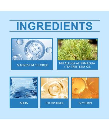 Spray d'huile de magn sium de haute puret pour soins naturels de la peau - Formule absorption rapide pour votre bien- tre quotidien - Bleu - 12 x 3 4 x 3 4 cm 12X3.4X3.4cm Bleu - Buy Online on GoSupps.com