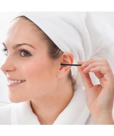 Didiseaon 300pcs Adhesive Ear Wax Removal Sticks - Disposable Sticky Wax Removing Rod Removal Ear Cleaning Tools for Home or Travel Black - Buy Online on GoSupps.com