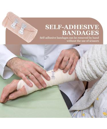 4 Rolls Plain Spandex Stretchy Athletic Tape - Knee & Calf Wraps Care Stickers for Sports & Fitness - Buy Online on GoSupps.com