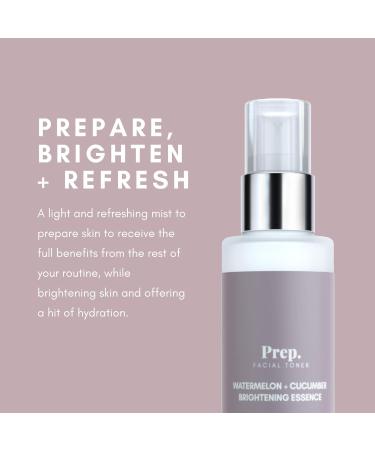 Blue Sage Watermelon + Cucumber Brightening Essence Facial Toner | Natural Face Mist with Witch Hazel to Even Complexion and Prepare Skin - Buy Online on GoSupps.com