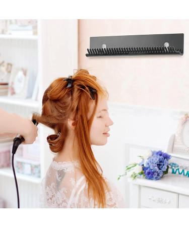 Hair Extension Holder Acrylic Lightweight Hair Extension Display Braiding Hair Rack for Home Shops Wig Storage (Black) - Buy Online on GoSupps.com