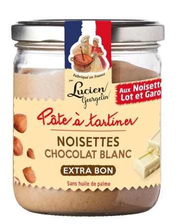 Lucien Georgelin Spread with hazelnuts from the Lot-et-Garonne and white chocolate - the set of 3 jars 400 g
