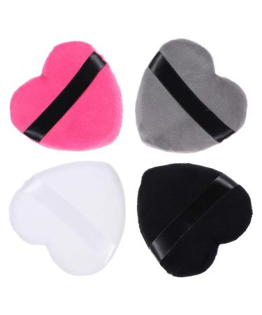 FRCOLOR 12 Pcs Heart Shaped Makeup Sponges - Dry Puff Powder Puffs for Foundation & Loose Powder - Perfect for Lipstick & Cosmetic Use - International Shipping Available - Buy Online on GoSupps.com
