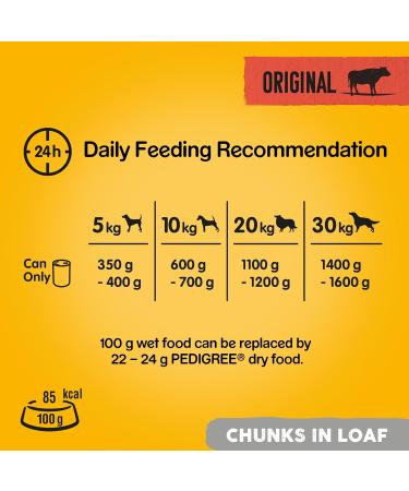 Pedigree Gelatin with Beef Wet Dog Food 24 cans of 400 g - Buy Online on GoSupps.com