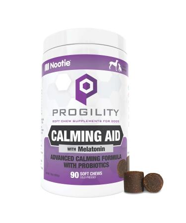 Nootie PROGILITY Daily Soft Chew Supplements for All Size Dogs - Calming Chews, Hip & Joint Chews, Multivitamin Chews, Urinary Chews, Skin and Coat Chews for Dogs - 90 ct