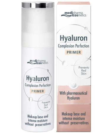 MediPharma Cosmetics Hyaluron Booster Tint Perfection Primer - Provides Even Complexion & Moisture - Reduces Wrinkles & Pores - Suitable For All Skin Types - 30 ML