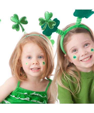 3 Pieces St. Patrick's Day Headband - Green Shamrock Hair Hoop for Holiday Decoration | St. Patrick's Day Accessories - Buy Online on GoSupps.com