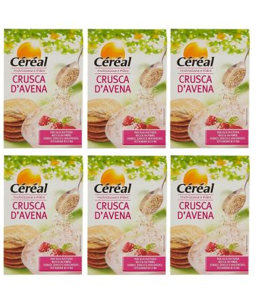 Italian Gourmet E.R. Crusca di Avena Cereal Pack of 6 brans a source of protein rich in fiber to promote intestinal well-being 400g + 400g of Italian Gourmet Polpa di Pomodoro flavor 400g