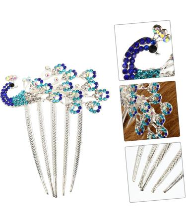 PLAFOPE Diamond Phoenix Hair Comb Bridesmaid Hair Comb Rhinestone Wedding Rhinestone Barrettes Wedding Headdress Bridal Hair Side Comb Flower Girl Hair Clip Hair Claw Clips for Women Alloy - Buy Online on GoSupps.com