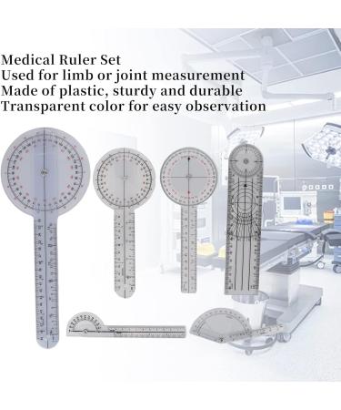 Medical Measurement Lineal - 6-Part Joint Measuring Tool for Orthopedic Finger Limb and Spine Assessments | Body-Goniometer Set - Buy Online on GoSupps.com