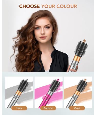 Upgrade Large Round Volumizing Brush for Dyson Airwrap HS01/HS05 | Smooth & Curly Styling Attachment - Buy Online on GoSupps.com