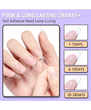 Solid Nail Tips Gel for Professional Nail Extensions - 5g x 2 | High-Quality Nail Art Gel Paint & Glue - Buy Online on GoSupps.com