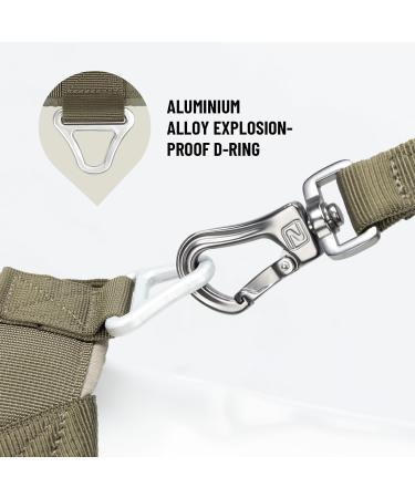 Elite Tactical Dog Dish Vest - Adjustable Nylon for Small Medium & Large Dogs | Army Green - Buy Online on GoSupps.com