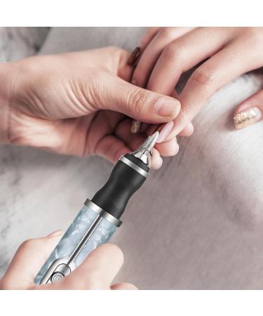 Electric Nail File Nail Set with 4 Speeds Cuticle Trimmer USB Portable Manicure and Pedicure Tools - with 5 Replaceable Head - Buy Online on GoSupps.com