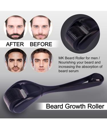 MOOKARDILANE 540 Stainless Steel Derma Roller 0.50 for Beard, Hair & Skin - Home Microneedling Roller with Storage Case - Buy Online on GoSupps.com