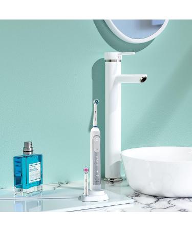 SoulBay Toothbrush Charger Model 3757 - Replacement for Braun Oral B Electric Toothbrushes - IPX7 Waterproof Base - Includes 2 Brush Head Holders - White - Buy Online on GoSupps.com