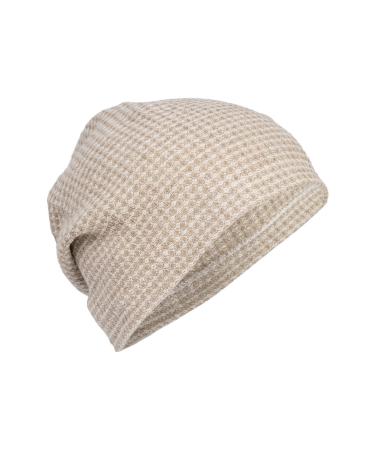 beties Linen Waffle Pique Sauna Hat Beanie One-Size Unisex 100% pure linen (one size)