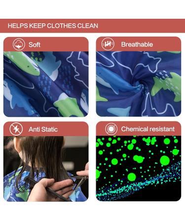 Kids Barber Cape with Neck Duster Brush | Professional Hair Cutting Cape - Buy Online on GoSupps.com