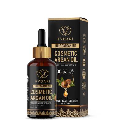 Argan oil for hair and skin Fydari 100 pure organic argan oil cold pressed for frizzy and frizzy hair Stimulates hair growth moisturizing for the skin 50 ml