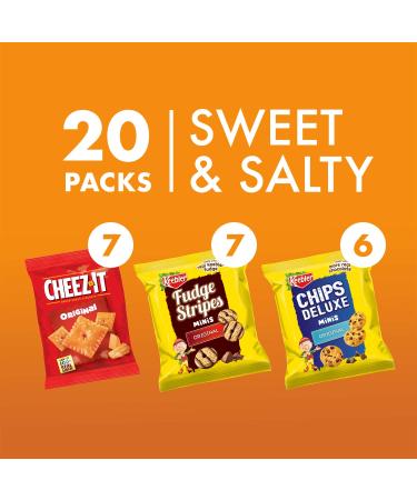 Keebler Sweet & Salty Cookies and Crackers Variety Pack 21.2 Ounce 20 Count - Buy Online on GoSupps.com