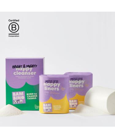 Bambino Mio Supersoft Biodegradable Diaper Fleece - 100 Pieces | Eco-Friendly Baby Care - Buy Online on GoSupps.com