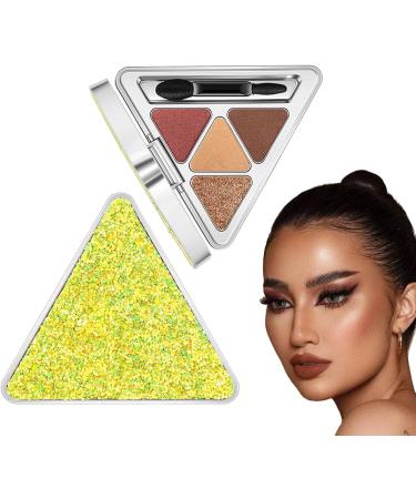 Eyeshadow Palette For Women - Vibrant Colors Shades Cosmetics Professional Highly Pigmented Waterproof Glitter Makeup Palette Eye Shadow For Teens Beginners Travel Makeup Hersil F402#orange - Buy Online on GoSupps.com