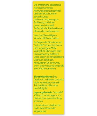 Cultural Kids Daily Chewing Tablets | 30 Vegan Tablets with 5 Billion Lactobacillus Rhamnosus GG Cultures | 30-Day Supply for Children - Buy Online on GoSupps.com