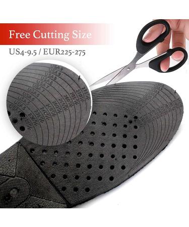 4-Layer Height Increase Insoles - Adjustable 1.2 to 2.95 Inches - Air Cushion Shoe Lifts for Men and Women - Buy Online on GoSupps.com