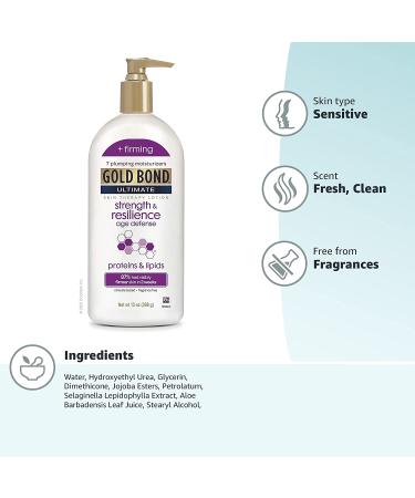 Gold Bond Ultimate Strength & Resilience Lotion for Aging Skin - 13 oz (Pack of 1) - Buy Online on GoSupps.com