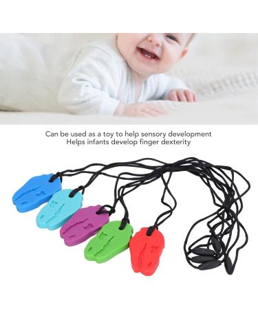 5pcs Silicone Teethers - Teething Chewing Pendant Teether | Anti-Grinding Stick for Babies - Safe & Durable - Buy Online on GoSupps.com