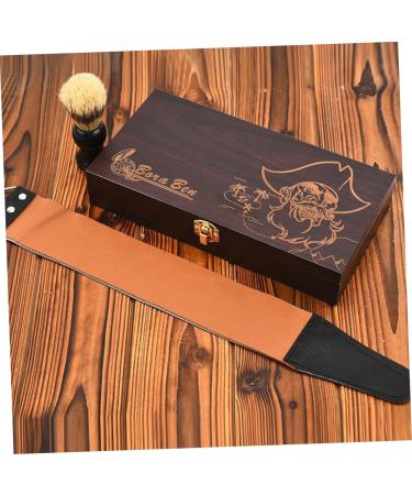POPETPOP Men's Shaving Razors Set - Manual Head Shaver & Travel Suit - Premium Quality Artificial Leather - Buy Online on GoSupps.com