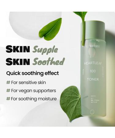 DEWYTREE Heartleaf 100 Toner | Korean Toner for Face w/Heartleaf Extract Centella Asiatica & Rosemary Oil | Hydrating Toner for Sensitive Skin | Vegan Skin Care Toner (6.76 Fl. Oz.) - Buy Online on GoSupps.com