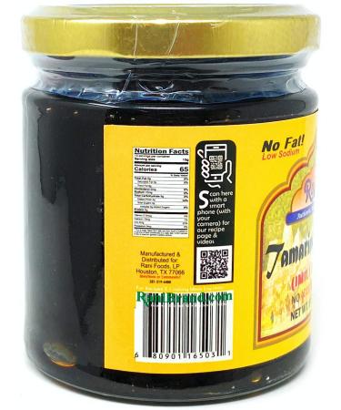 Rani Tamarind Paste Puree 8oz Glass Jar - All Natural, Vegan, Gluten Free - No Added Sugar, NON-GMO - Indian Origin Tamarind Paste 8 Ounce (Pack of 1) - Buy Online on GoSupps.com