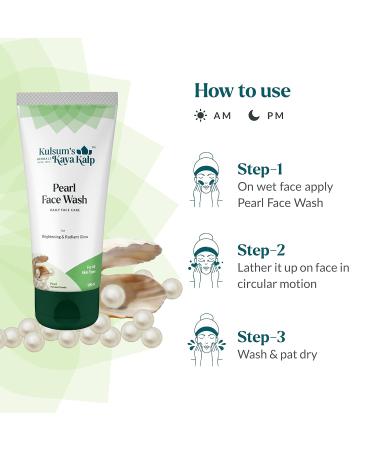Kulsum's Kaya Kalp Pearl Face Wash - 100ml | Nourishing & Radiant Skin | International Shipping Available - Buy Online on GoSupps.com