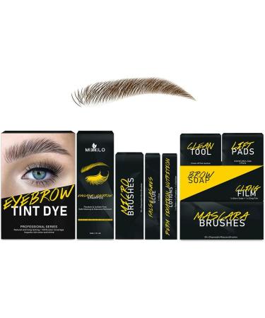 Lash Lift and Tint Kit 2 in 1 Eyelash Perm Kit Black Tint Dye Kit Semi-Permanent Curling Set for Professional & Salon Brow Lamination - Buy Online on GoSupps.com