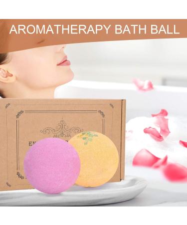 Luxury Bath Bombs Gift Set - 6 Natural Essential Oil Bubble Bombs for Relaxation & Skin Moisture | Perfect Spa Gifts for Moms Girlfriends & Kids - Buy Online on GoSupps.com
