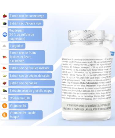 Cardiobalance Heart Health Blood Circulation 40 Capsules Food Supplement - Buy Online on GoSupps.com