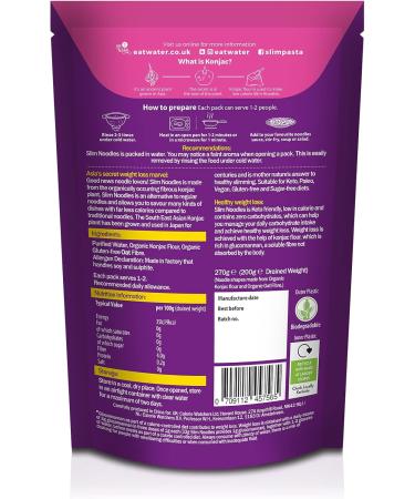  Eat Water Eat Water Slim Lot de 15 p tes bio 270 g - Buy Online on GoSupps.com