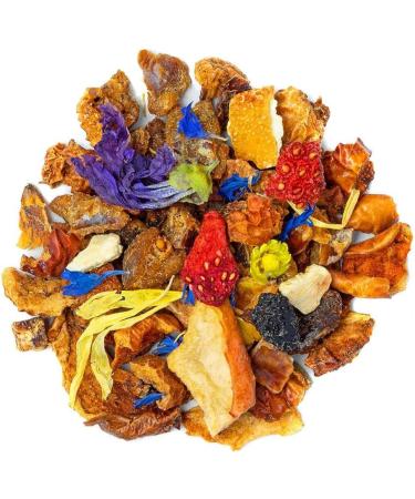  Th s & Traditions Teas & Traditions - Organic Pomegranate Blood Orange Infusion: Fresh and Refreshing | 100g - Buy Online on GoSupps.com